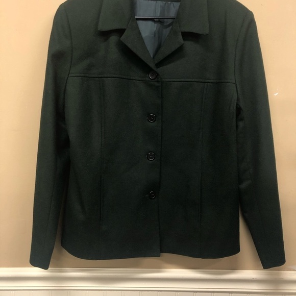 Sandro Womens Button Up Collared Wool Jacket Coat - Picture 7 of 9